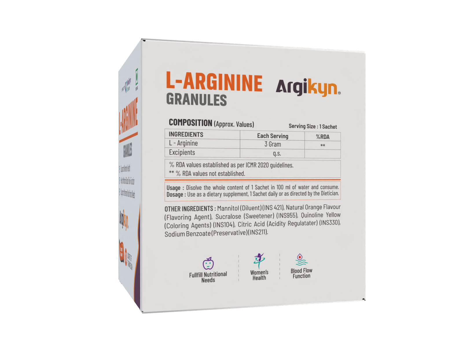 L-Arginine Granules variant